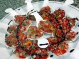 Cucharetas de mejillones a la vinagreta
