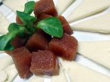 Queso de oveja curado con dulce de menbrillo